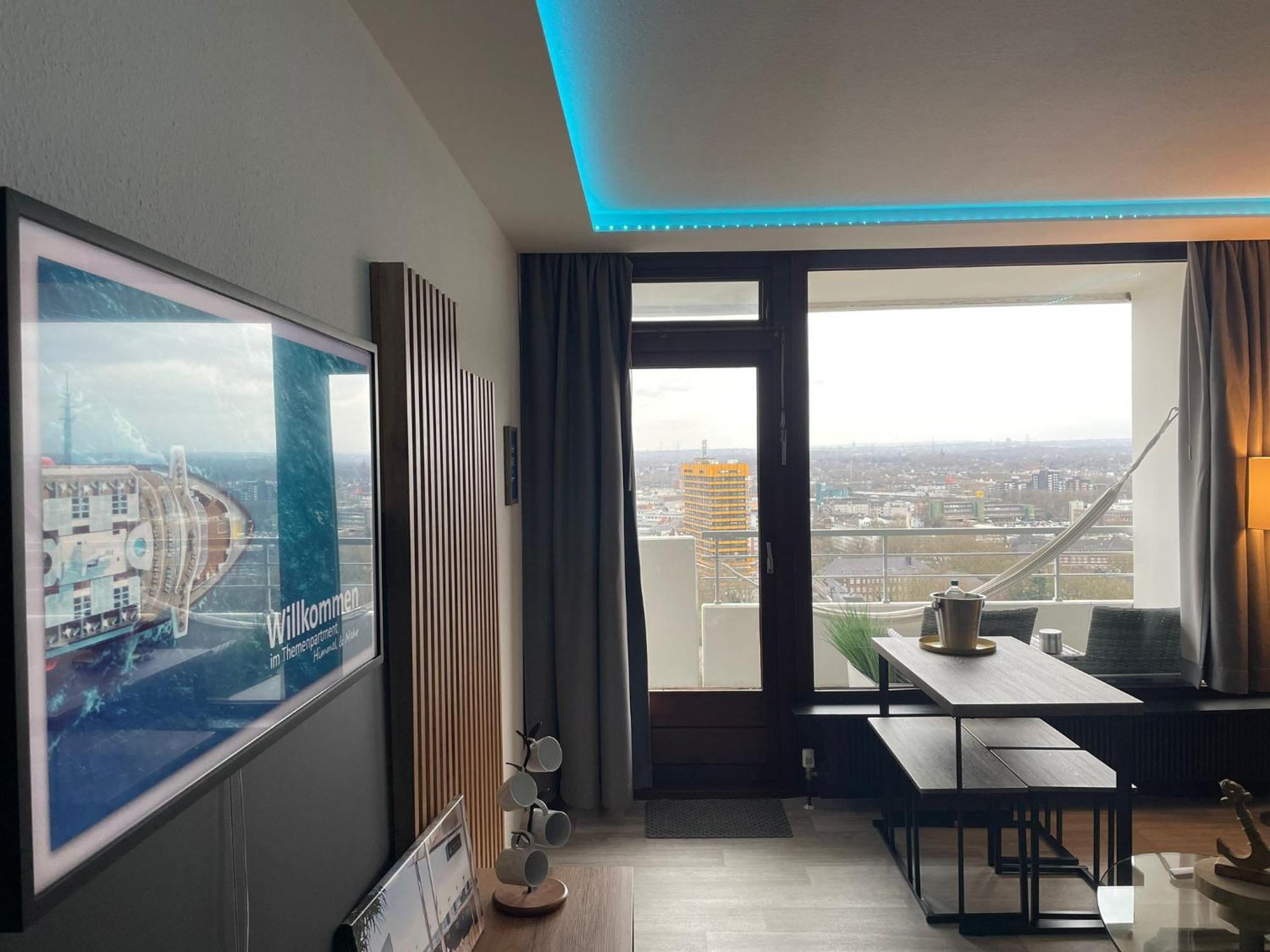شقة Themenpartment Himmel Und Mehr Penthouse غيلسنكيرشن المظهر الخارجي الصورة